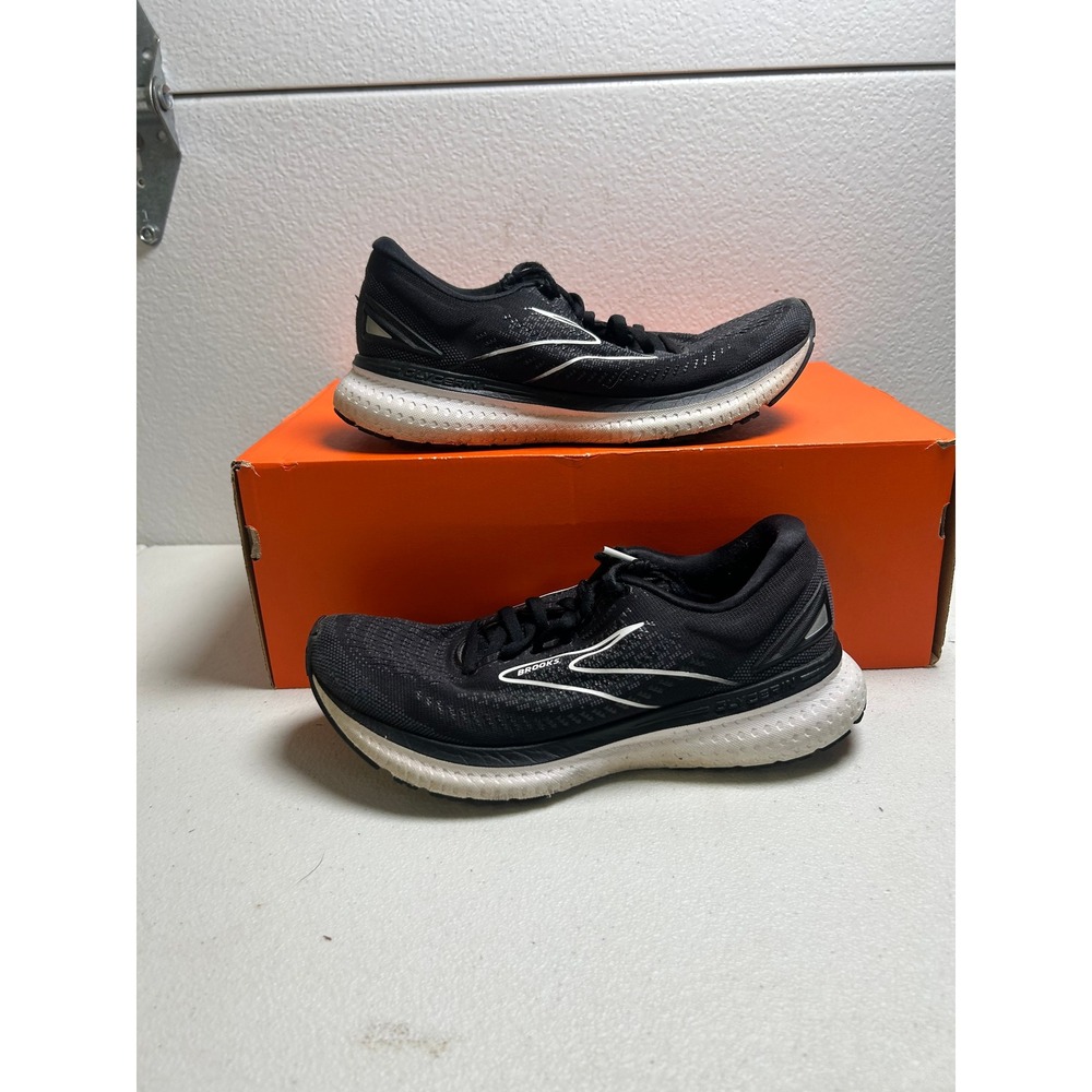 Brooks Glycerin 19 Running Shoes Black White Size 7 #3026